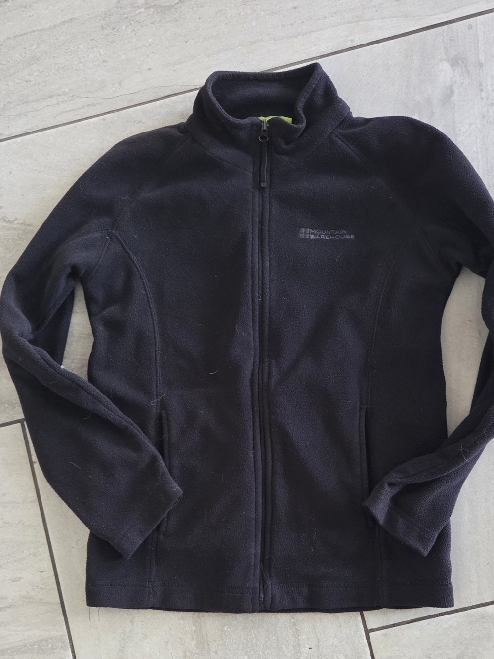 Kids Black Full-Zip Fleece Jacket by Mountain Warehouse